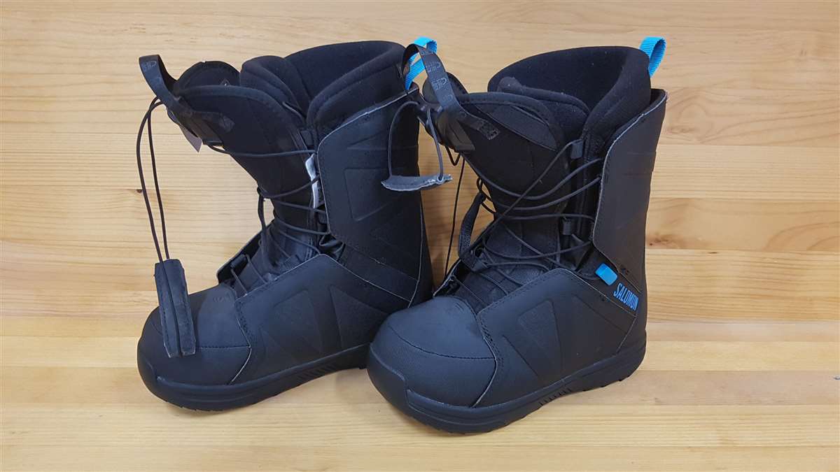 Jazdené snowboardové topánky SALOMON Čierne