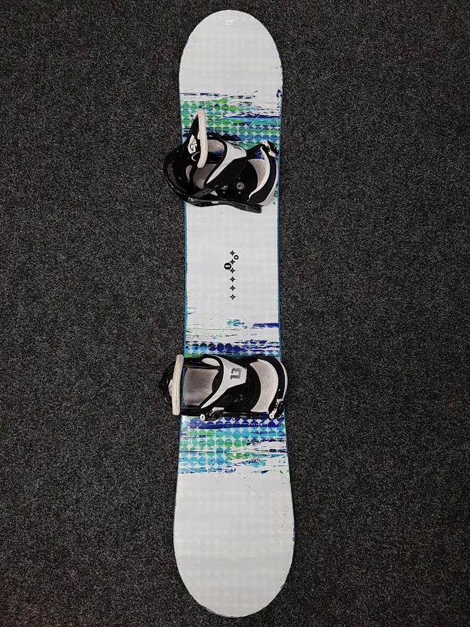 Gebrauchtes Burton Lux Snowboard + Burton Bindung Größe M