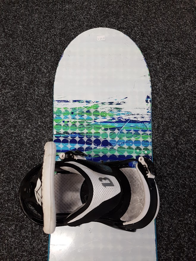 Gebrauchtes Burton Lux Snowboard + Burton Bindung Größe M