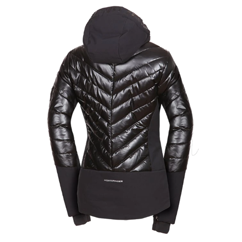 Giacca da sci da donna alla moda Northfinder CHERIE nera