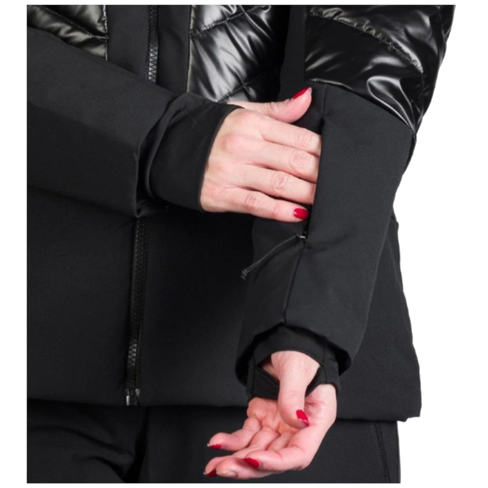 Giacca da sci da donna alla moda Northfinder CHERIE nera