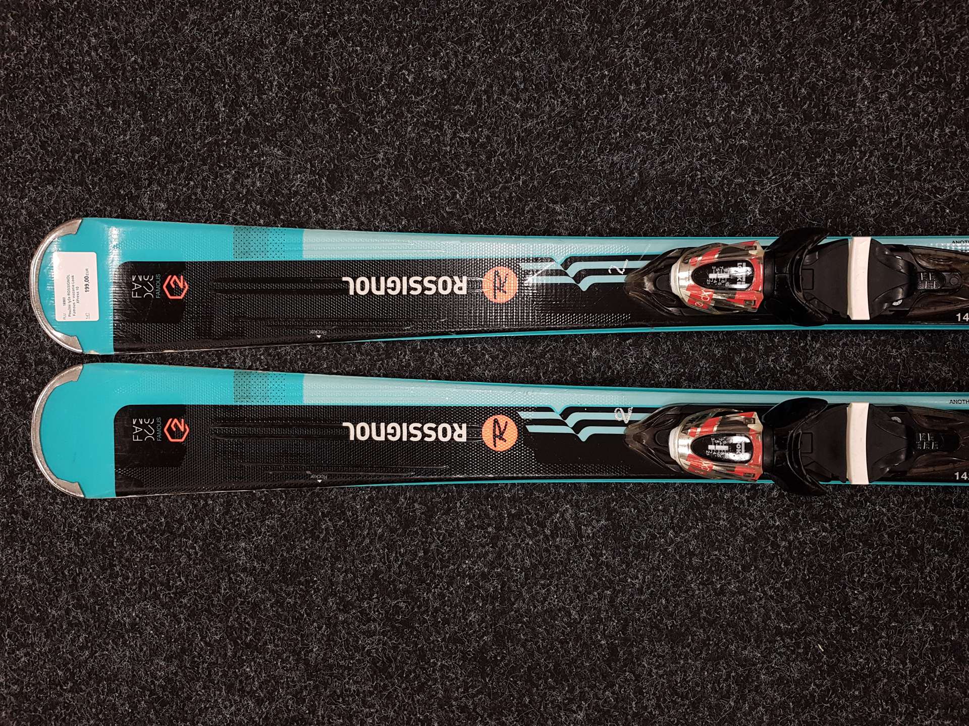 Použité lyže ROSSIGNOL Famous + vázání Look XPress 10