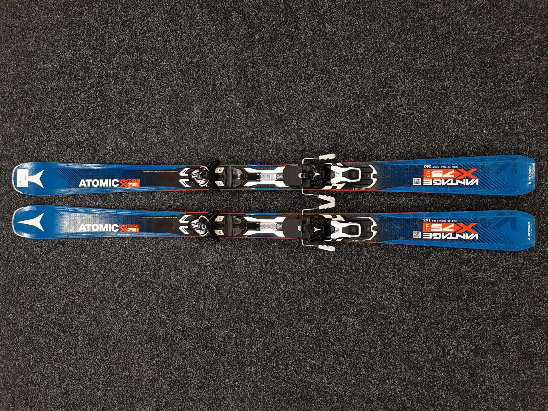 Použité lyže ATOMIC Vantage X75 CTI + viazanie Atomic XT12