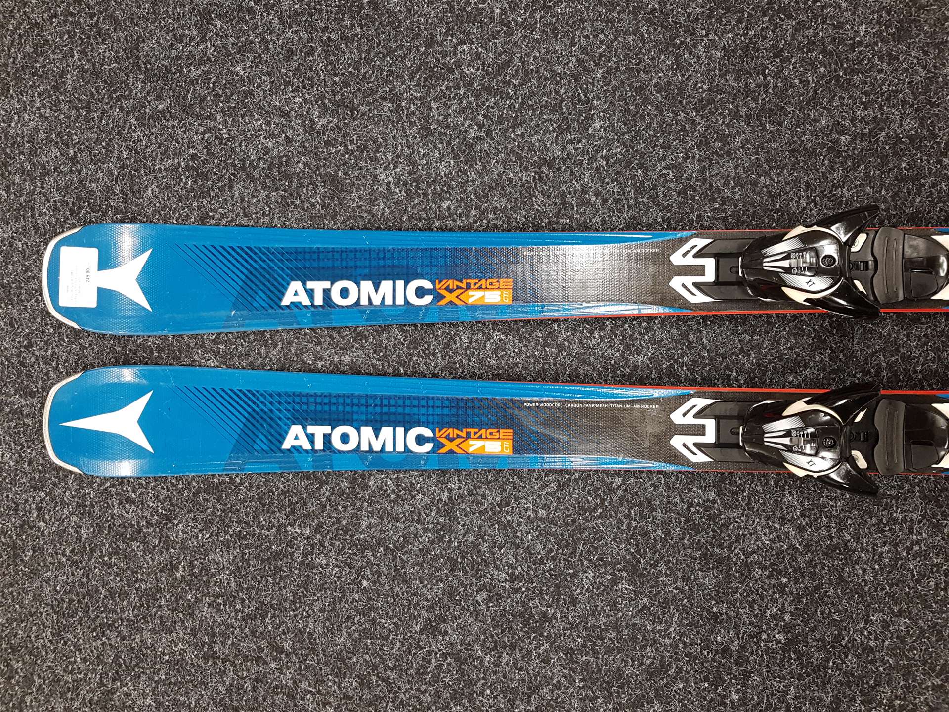 Použité lyže ATOMIC Vantage X75 CTI + viazanie Atomic XT12