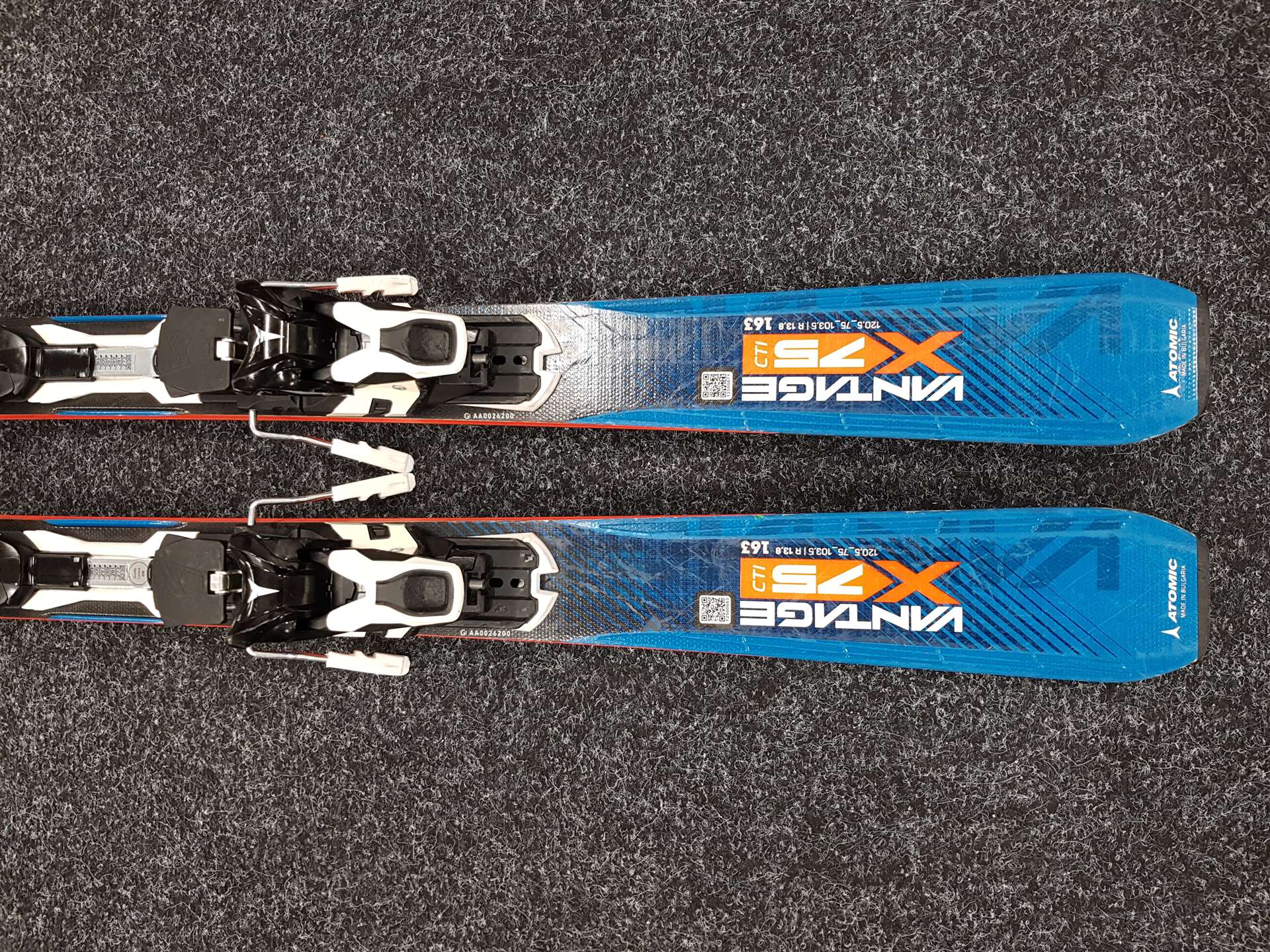 Použité lyže ATOMIC Vantage X75 CTI + viazanie Atomic XT12