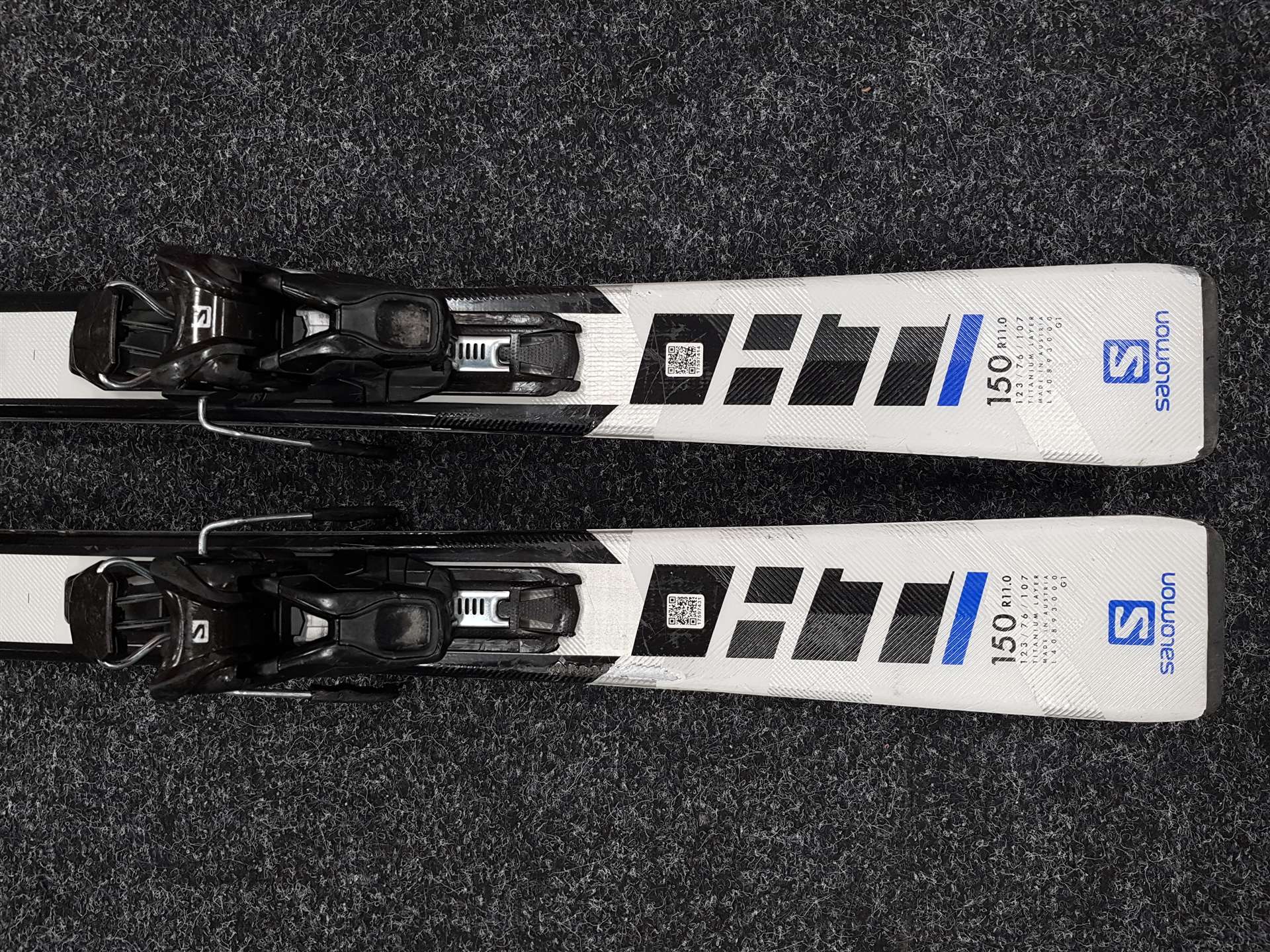 Skis SALOMON Force HT d'occasion + fixations Salomon Z 10