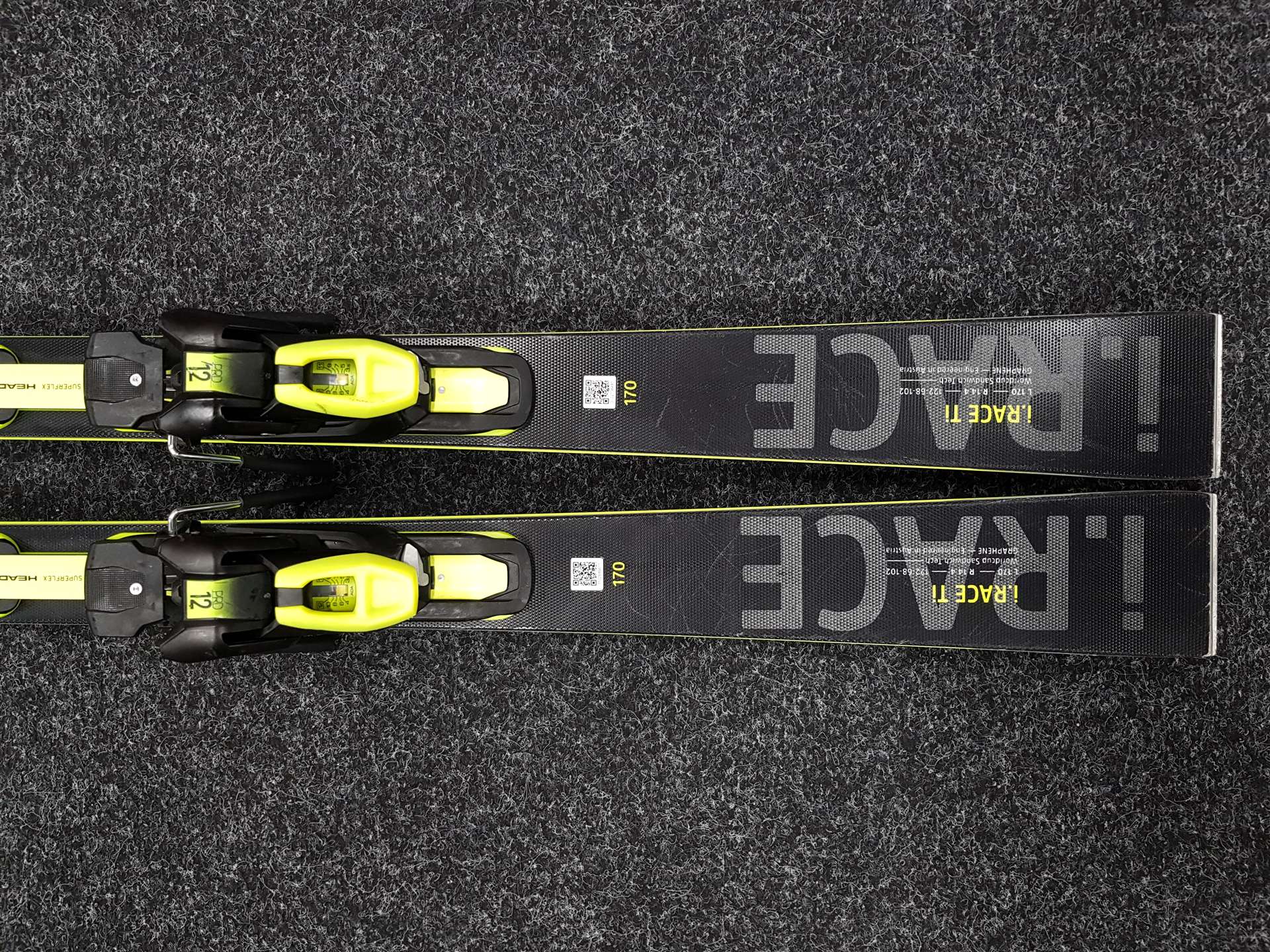 Použité lyže HEAD I.Race Ti + vázání Head PRD 12