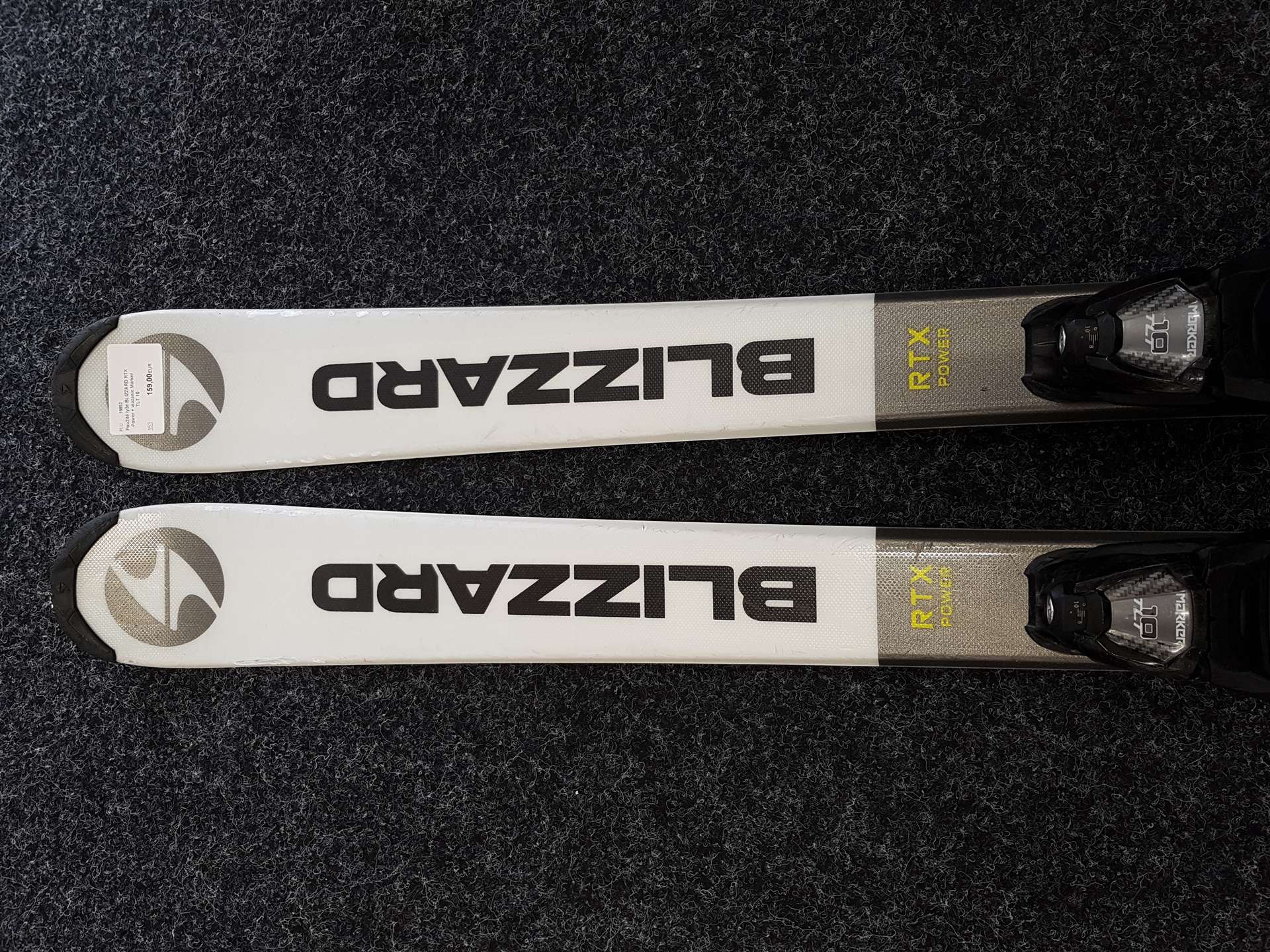 Sci da powerlifting BLIZZARD RTX usati + attacchi Marker TLT 10