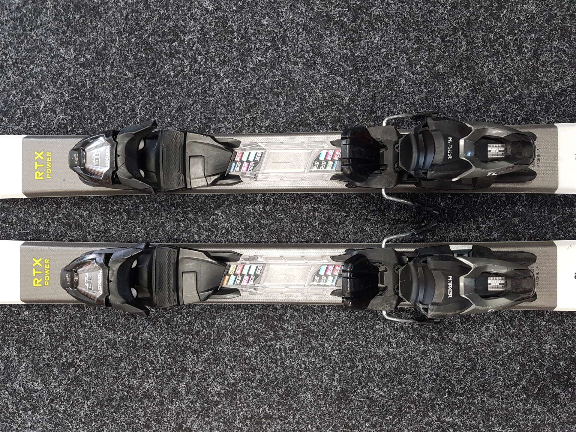 Sci da powerlifting BLIZZARD RTX usati + attacchi Marker TLT 10