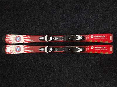 Gebrauchte ROSSIGNOL FC Bayern München Ski + Rossignol Xelium Bindungen