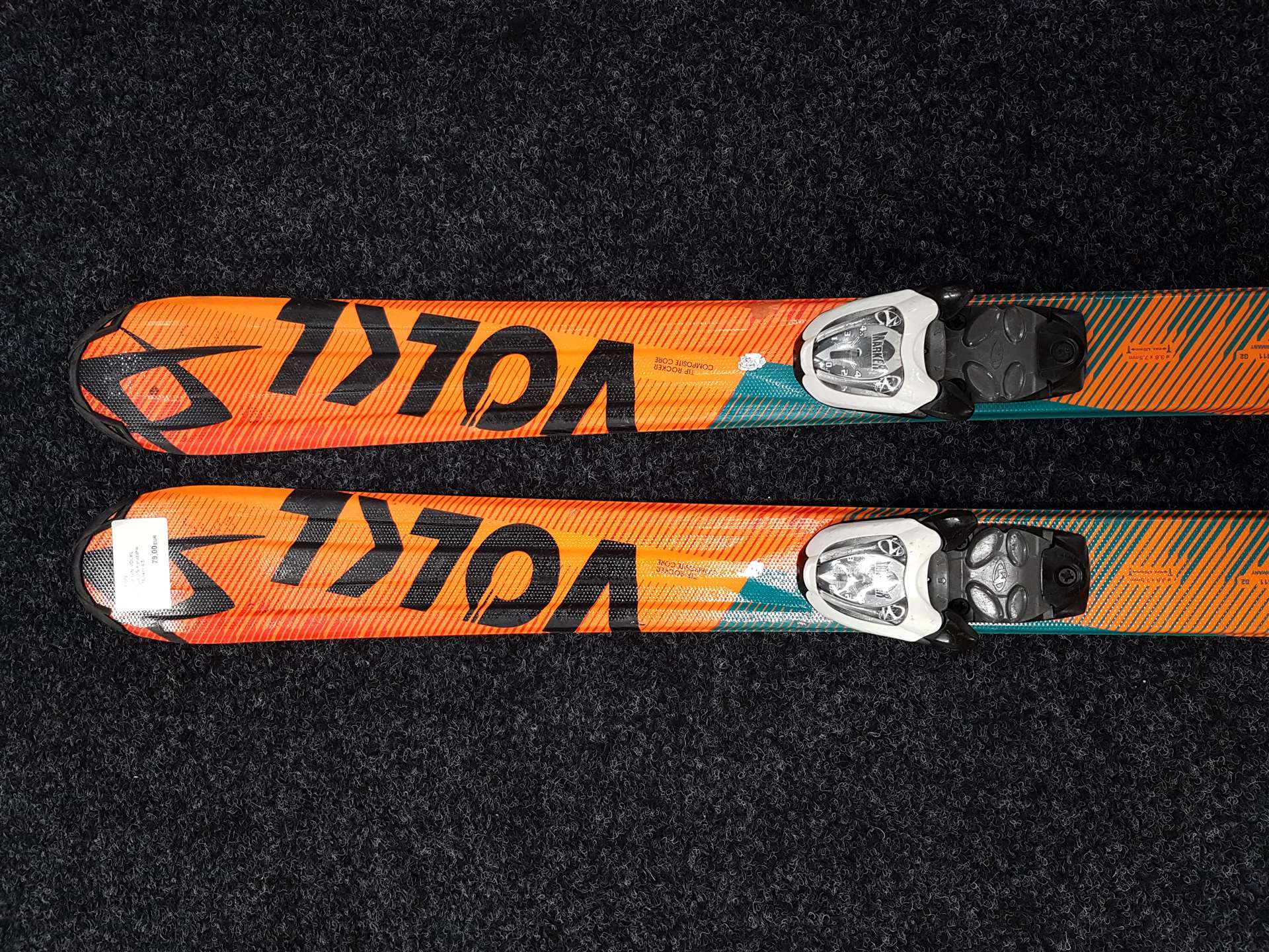 Esquís VOLKL Racetiger GS usados + fijaciones Marker 4.5