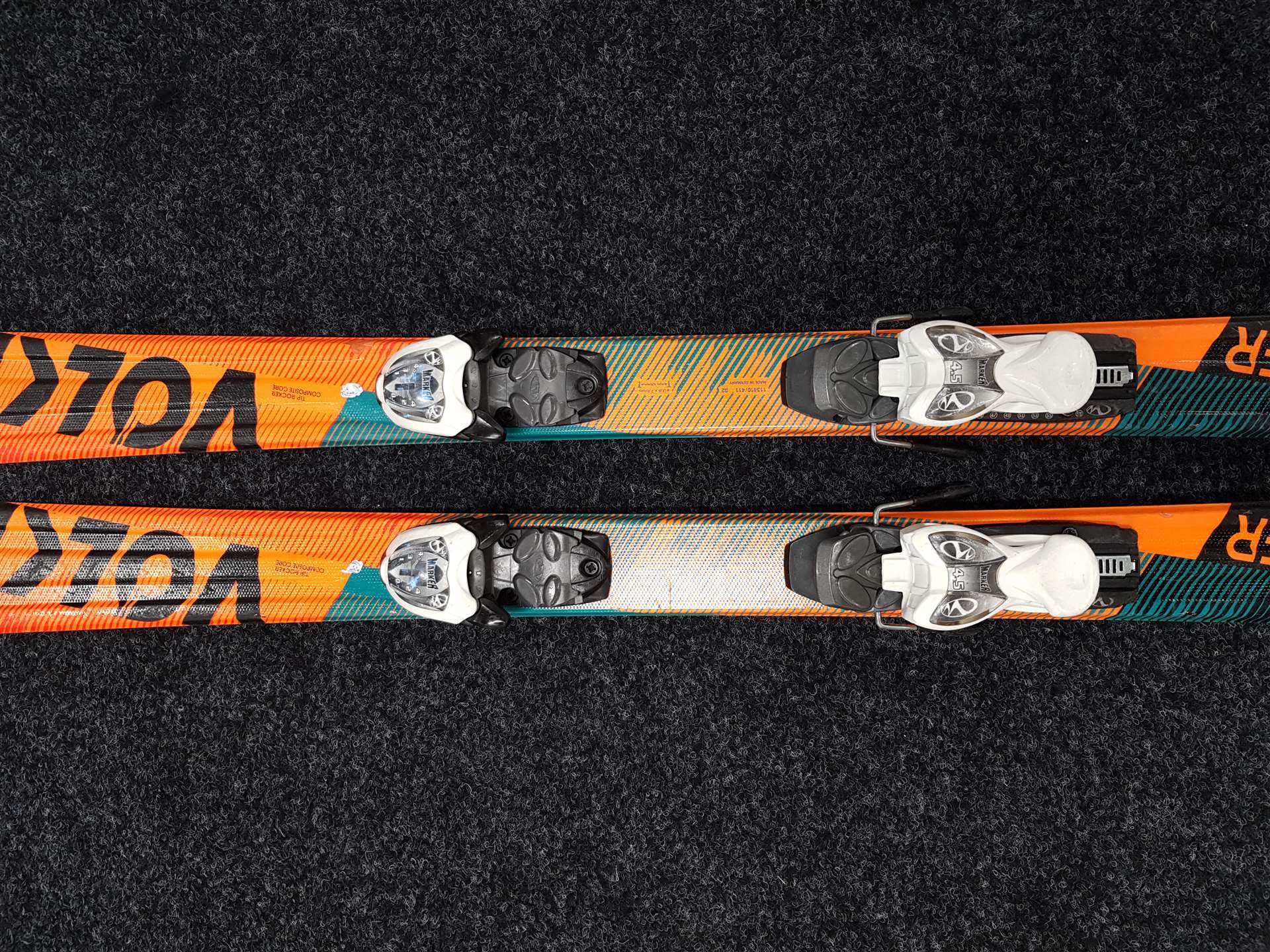 Esquís VOLKL Racetiger GS usados + fijaciones Marker 4.5