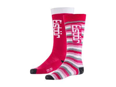 chaussettes de ski Eisbar JR confort 2 Pa Ass fuchsia