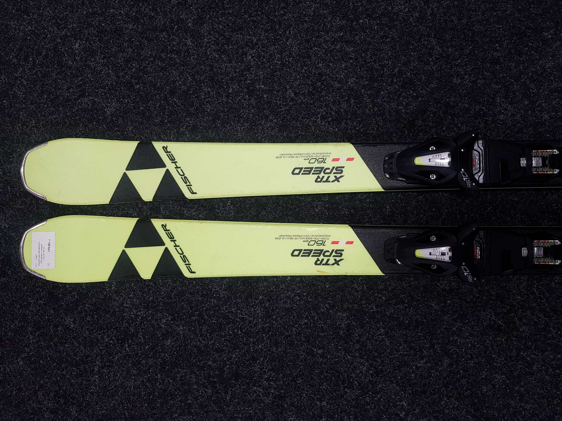Použité lyže FISCHER RC4 XTR Speed + viazanie Fischer RS 10