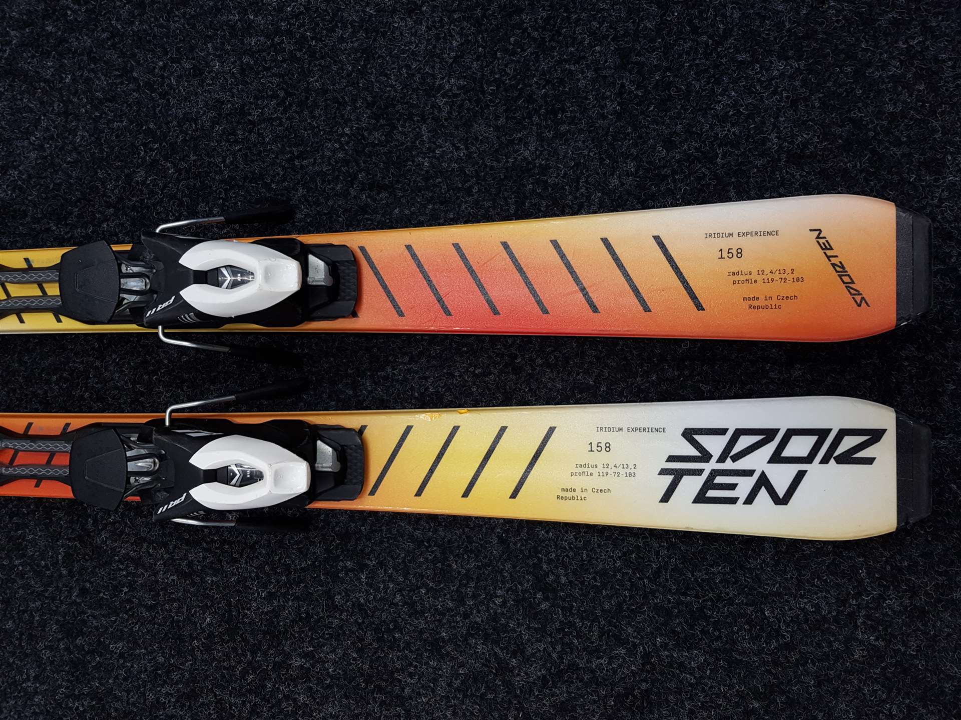 Używane narty SPORTEN RDUM 2 + wiązania Tyrolia PR 11