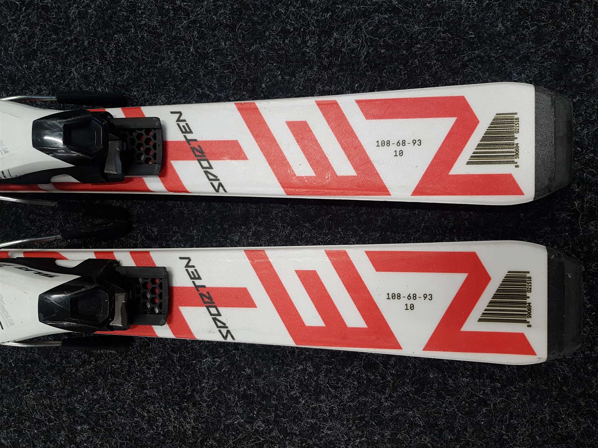 Použité detské lyže SPORTEN Street + viazanie Tyrolia SLR 7,5