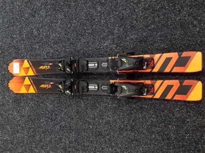 Esquís infantiles usados FISCHER RC4 The Curv + fijaciones Fischer FJ AC 4.5