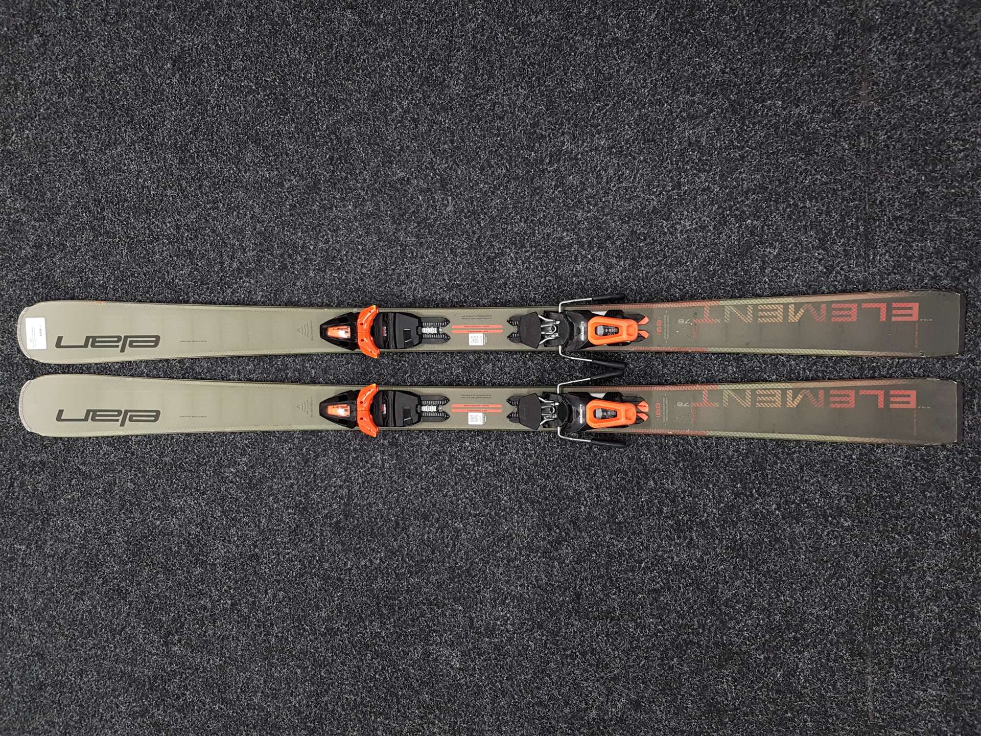 Esquís usados ELAN Element 78 + fijaciones Elan EL 10