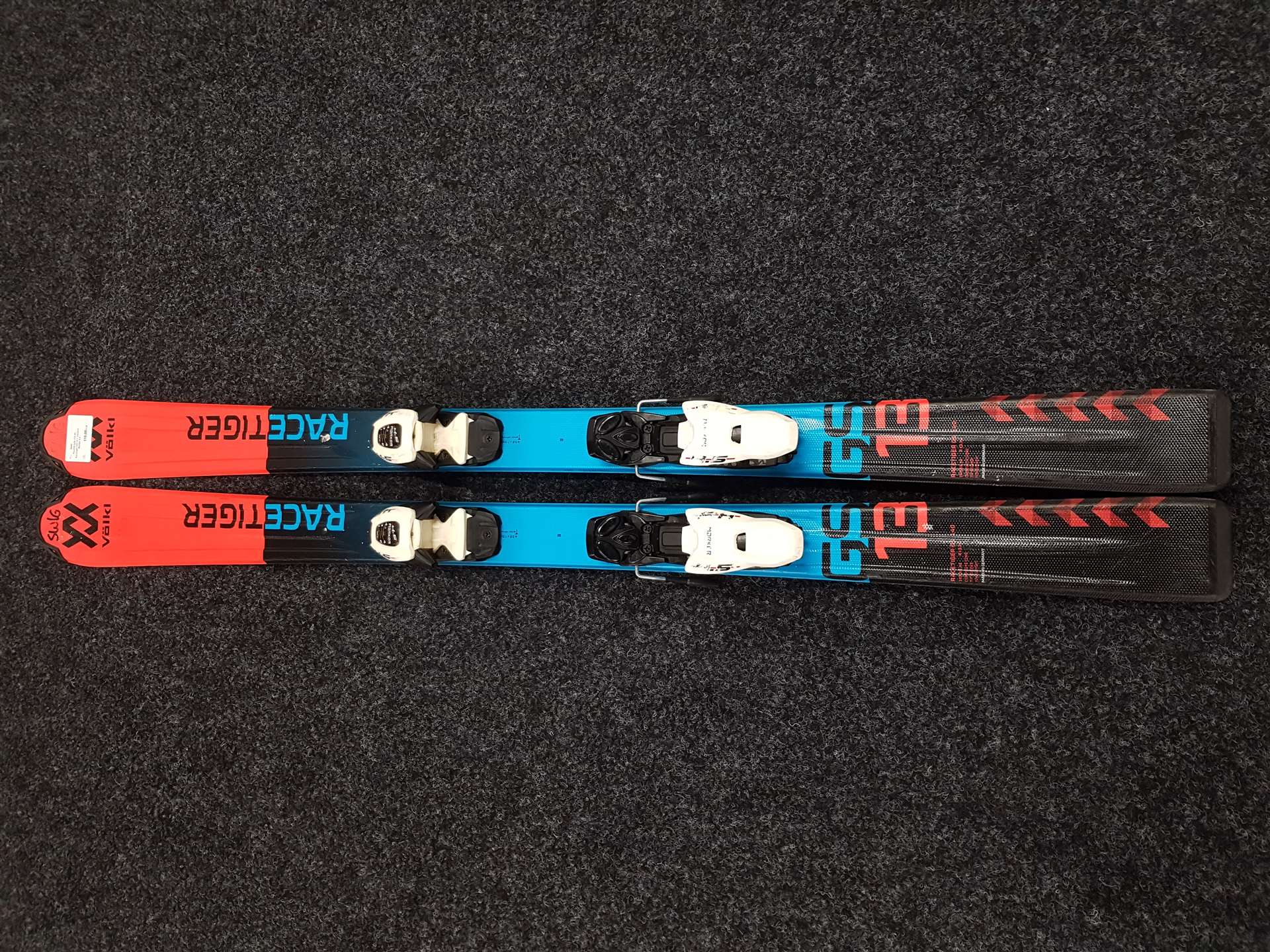 Sci VOLKL Racetiger GS 13 usati + attacchi Marker 4.5