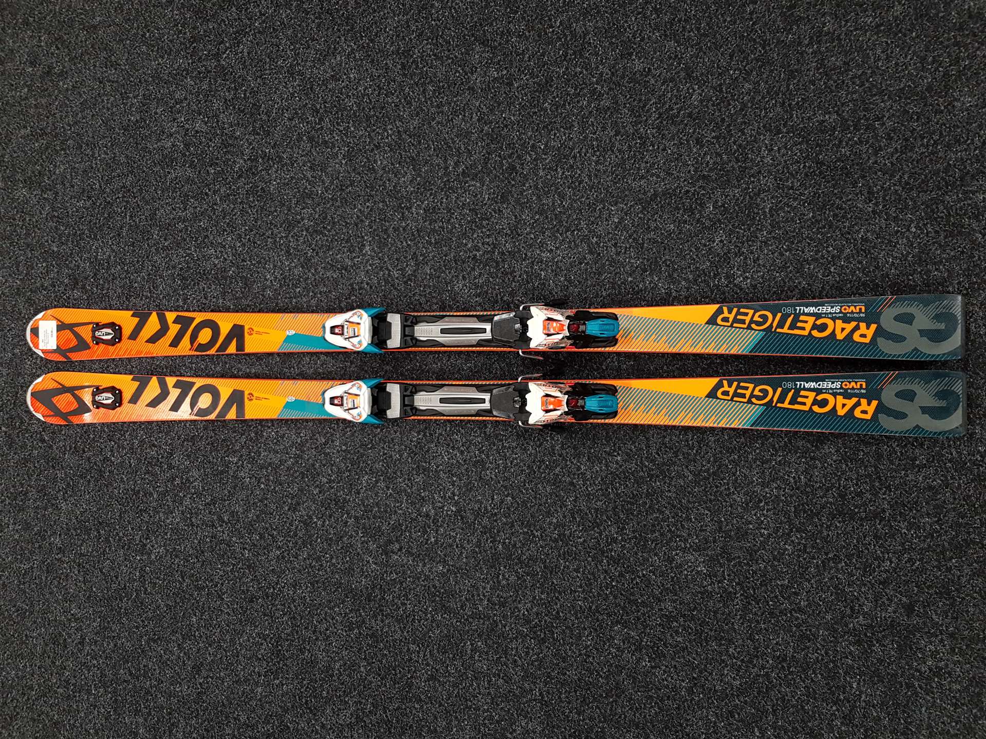 Použité lyže VOLKL GS Racetiger + vázání Marker Motion Xcell 12