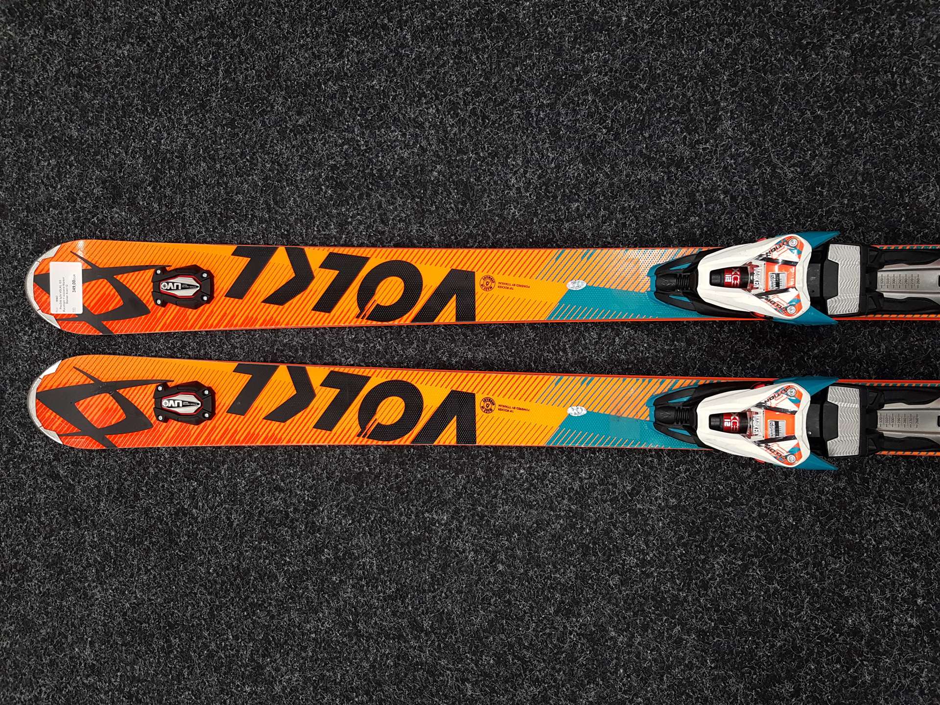 Použité lyže VOLKL GS Racetiger + vázání Marker Motion Xcell 12