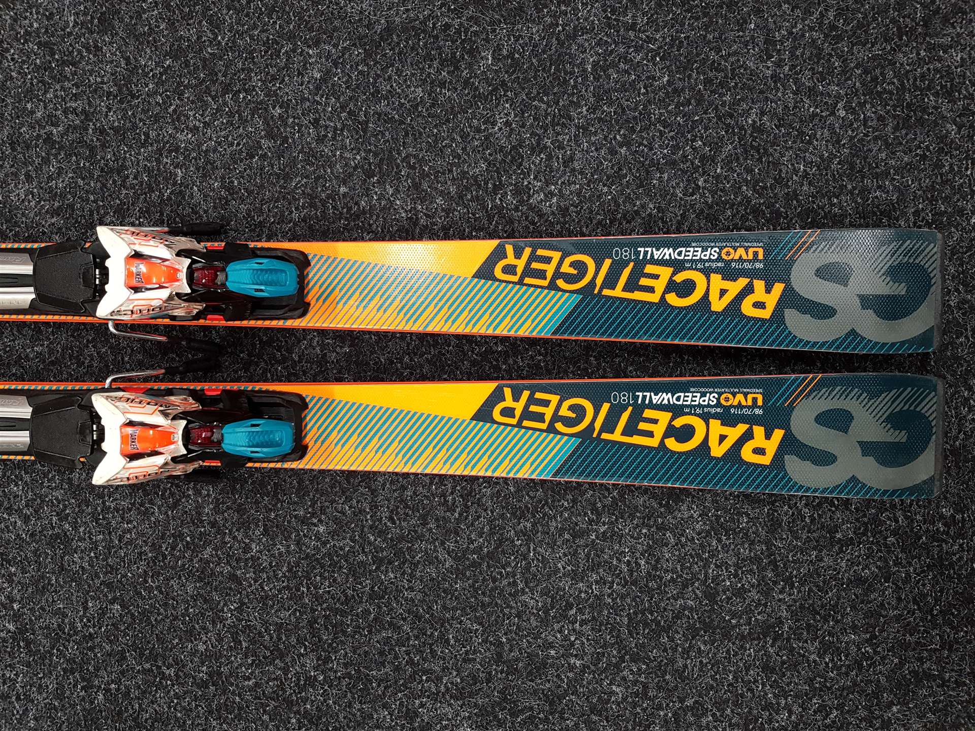 Použité lyže VOLKL GS Racetiger + vázání Marker Motion Xcell 12