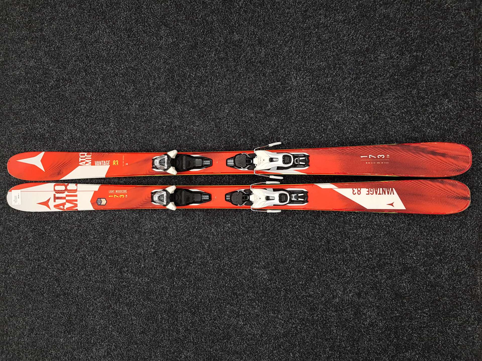 Použité freeride lyže ATOMIC Vantage 83 + viazanie Atomic 10