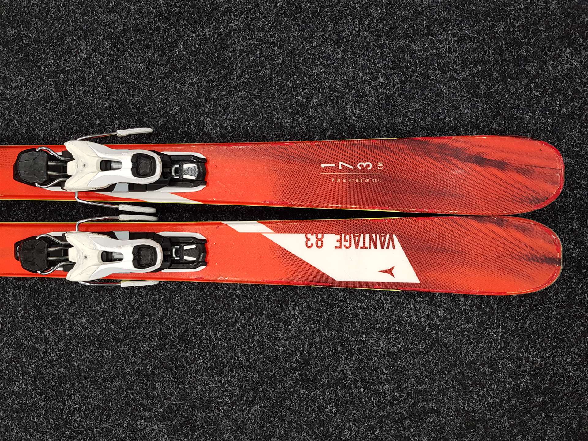 Použité freeride lyže ATOMIC Vantage 83 + viazanie Atomic 10