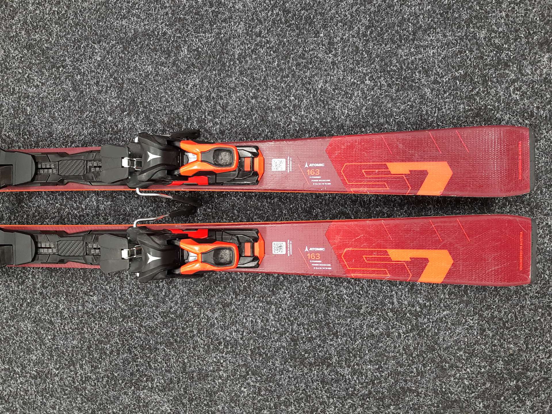 Schiuri ATOMIC Redster S7 folosite + legături Atomic M 12