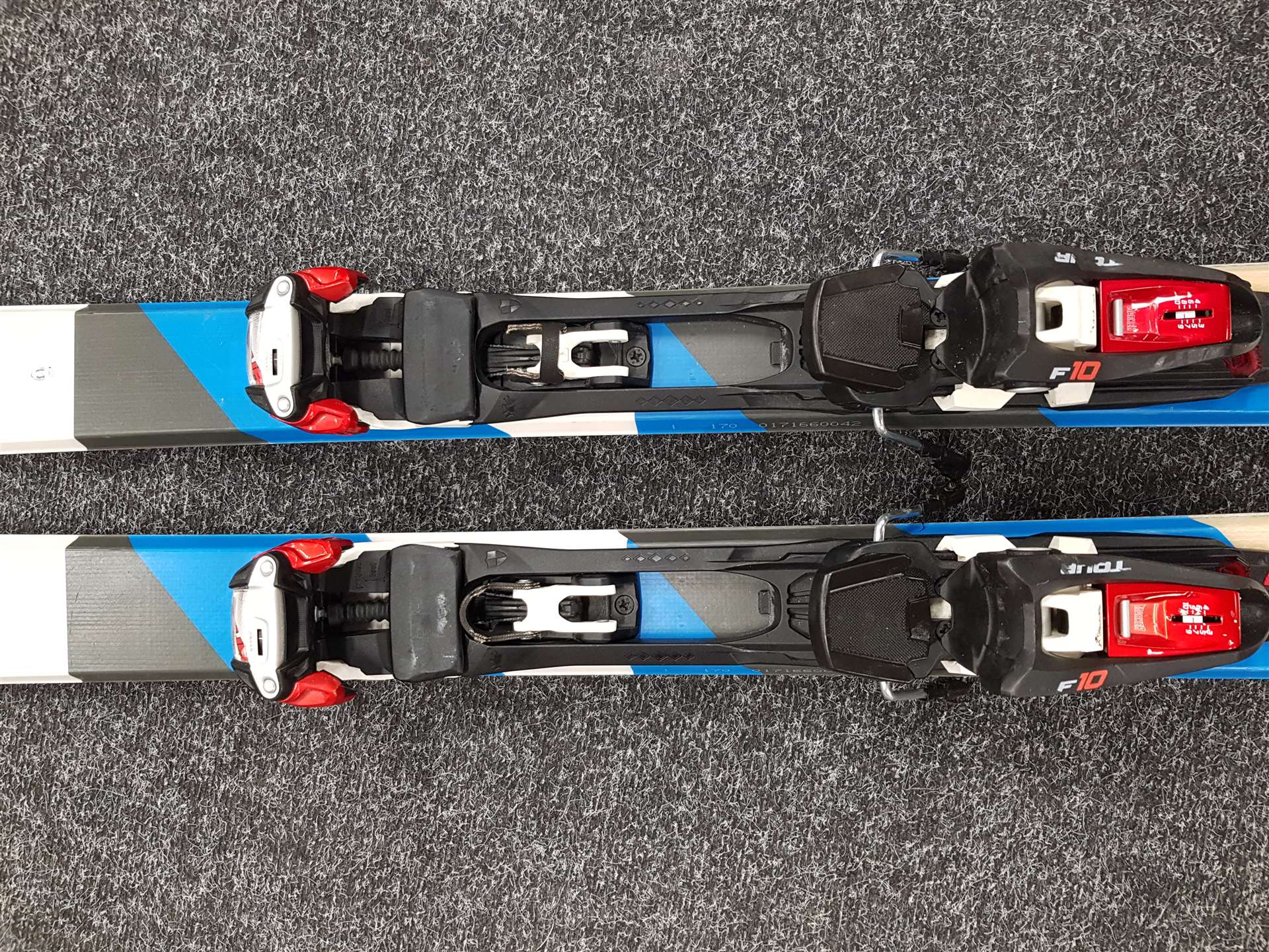 Gebrauchte Alpinski VOLKL VTA 80 + MARKER F10 TOUR + Gebrauchte Riemen