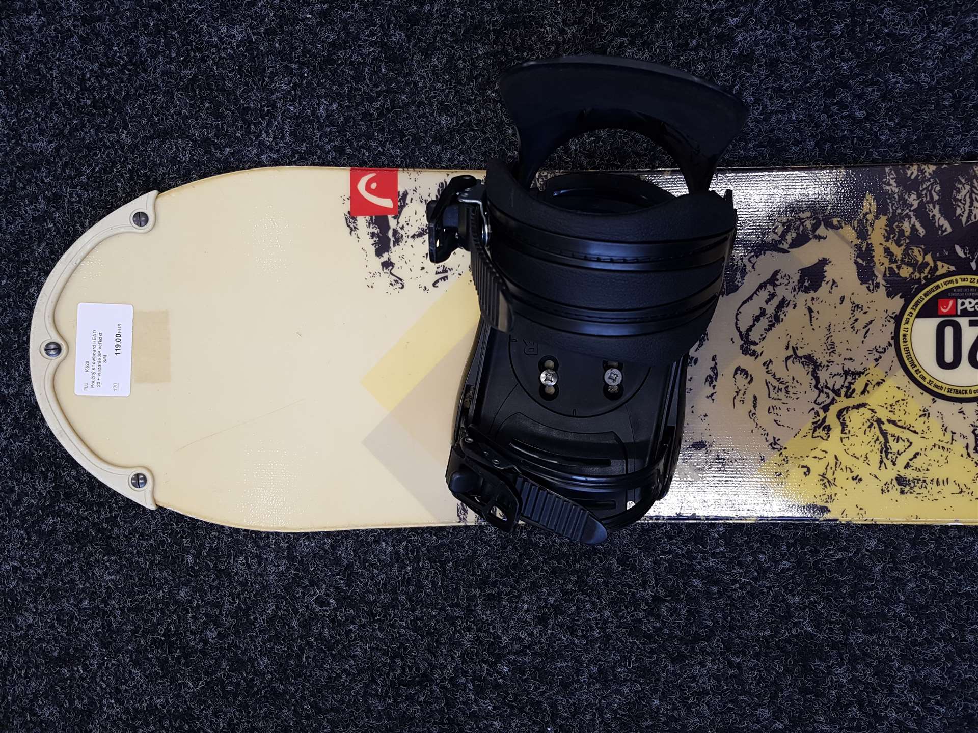Snowboard HEAD 20 usato + attacchi SP taglia S/M