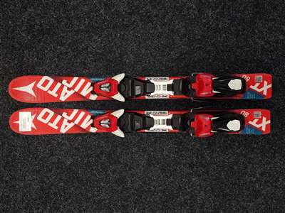 Használt gyermek síléc ATOMIC Redster XT + Atomic XTE 45 kötés