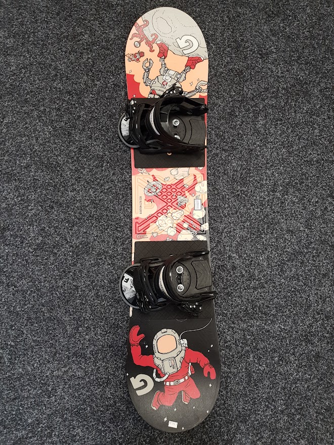 Używany snowboard Burton LTR + wiązania Firefly w rozmiarze S