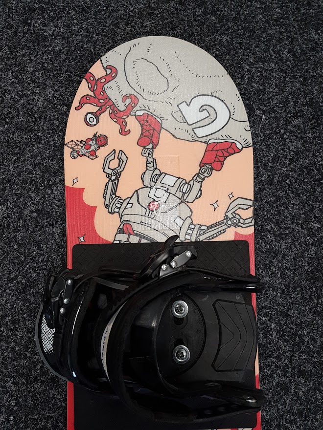 Używany snowboard Burton LTR + wiązania Firefly w rozmiarze S