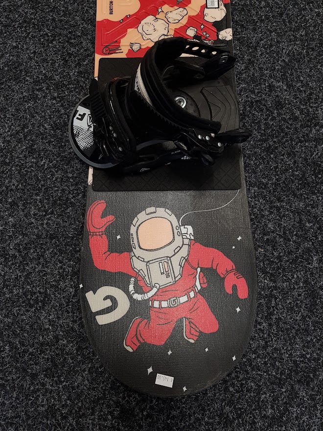 Używany snowboard Burton LTR + wiązania Firefly w rozmiarze S