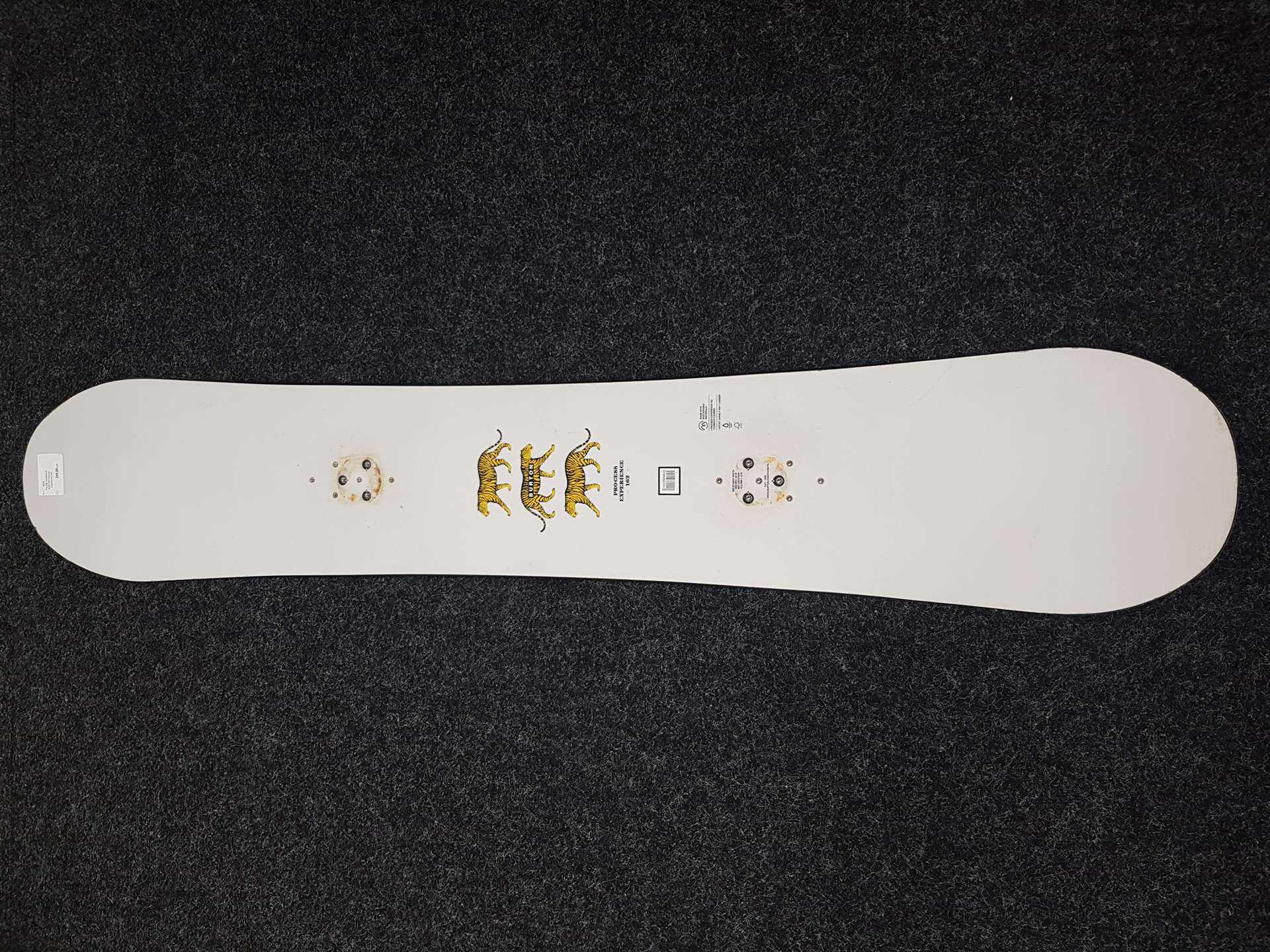 Tabla de snowboard usada BURTON Process Experience 162