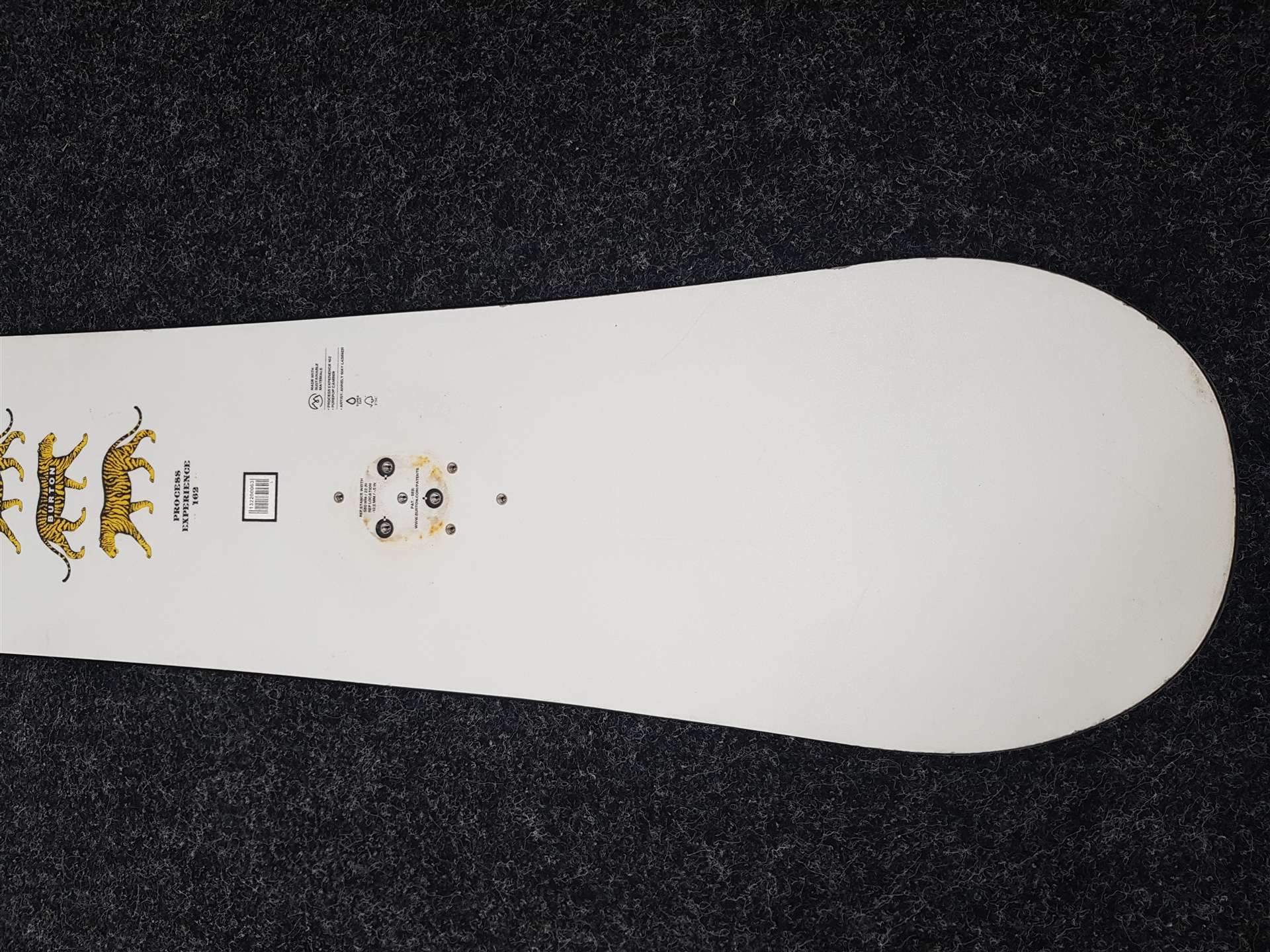 Tabla de snowboard usada BURTON Process Experience 162