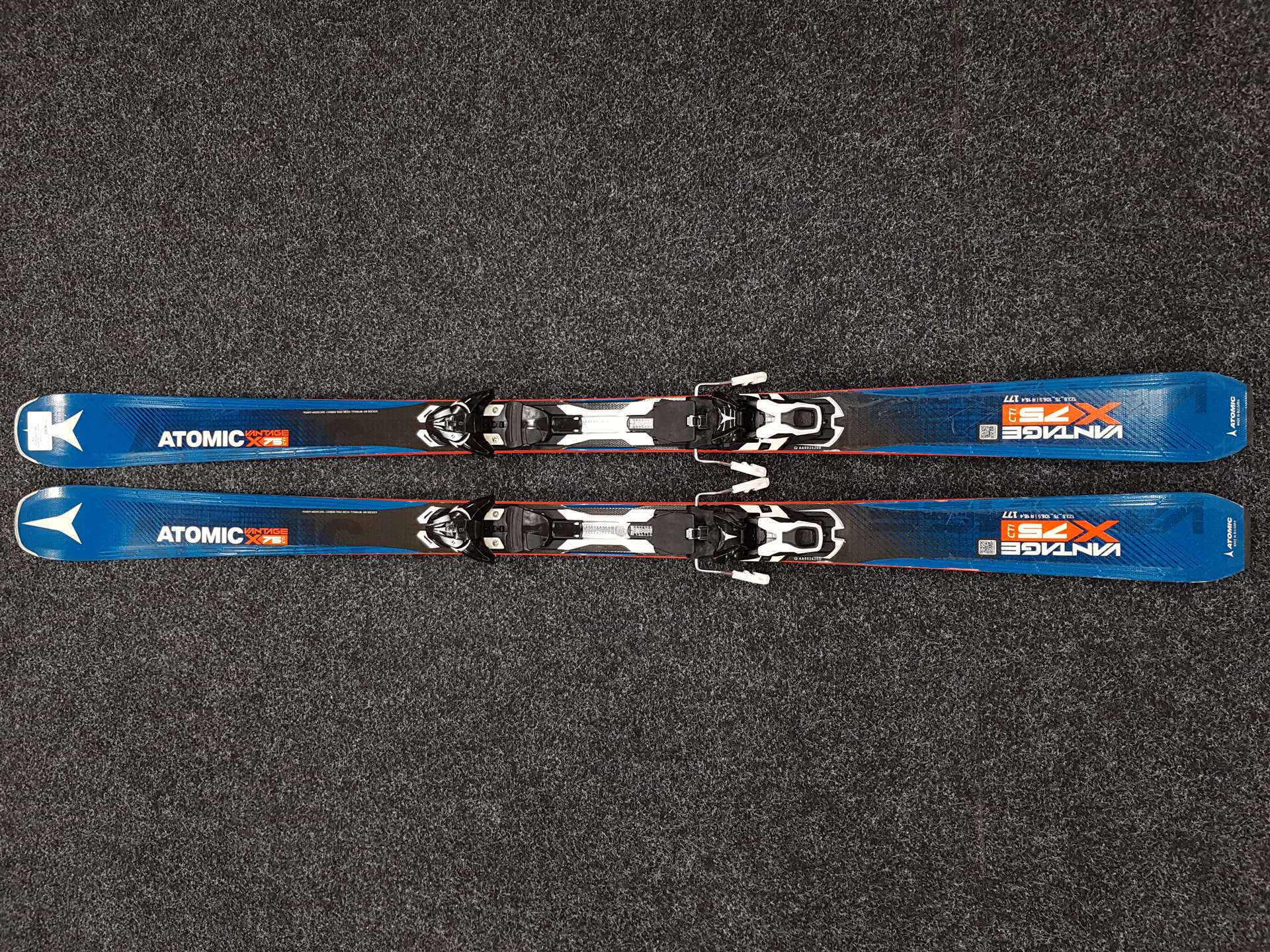 Esquís ATOMIC Vantage X75 CTI usados + fijaciones Atomic XT 12