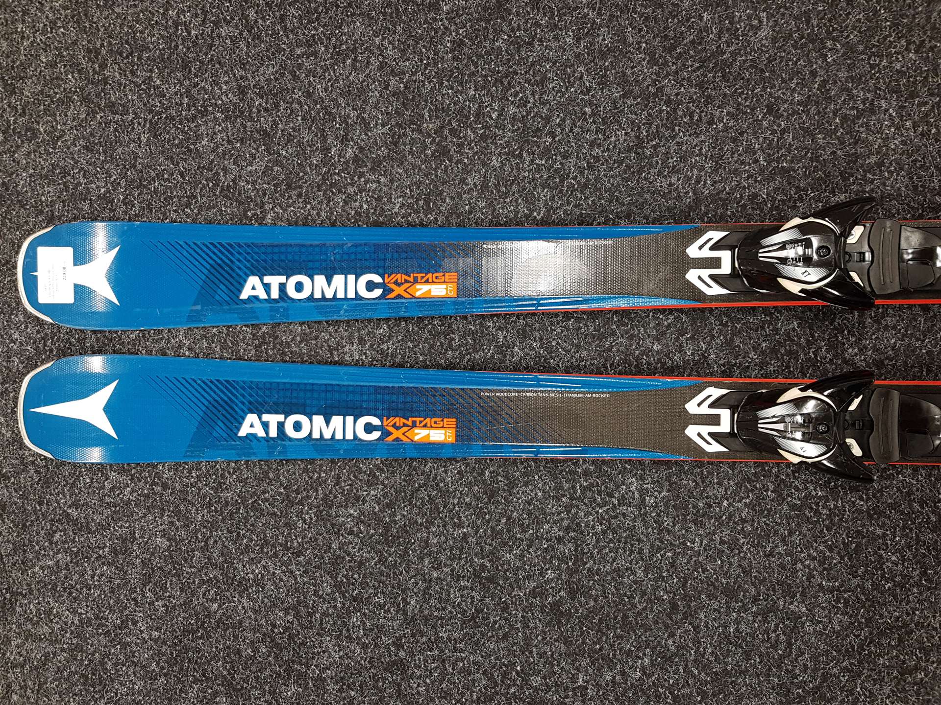 Esquís ATOMIC Vantage X75 CTI usados + fijaciones Atomic XT 12