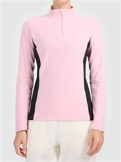 Fleece sweatshirt voor dames 4F F085 LICHTROZE