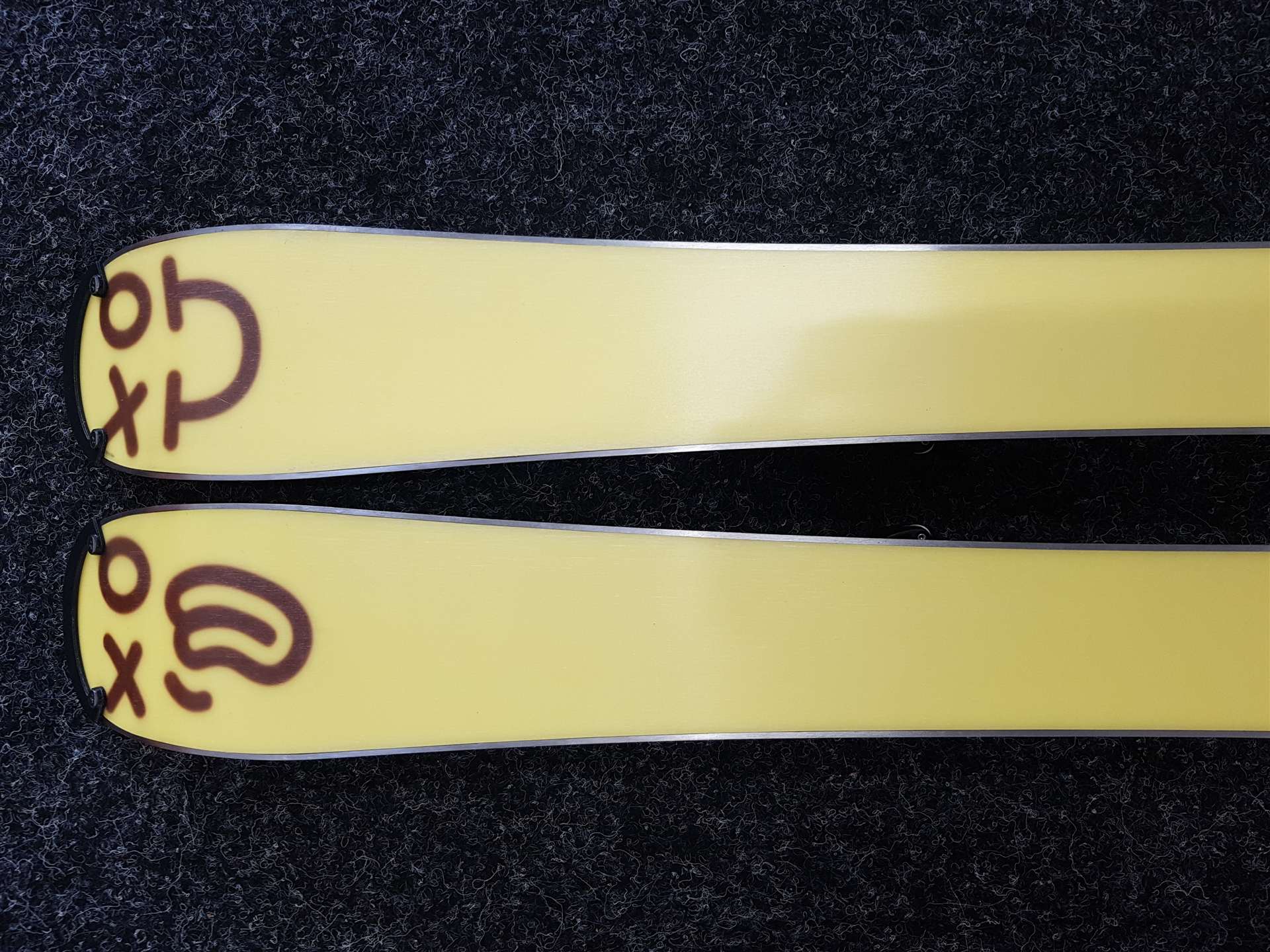 Sci da sci per bambini usati SPORTEN XOXO + attacchi Tyrolia SLR 4.5