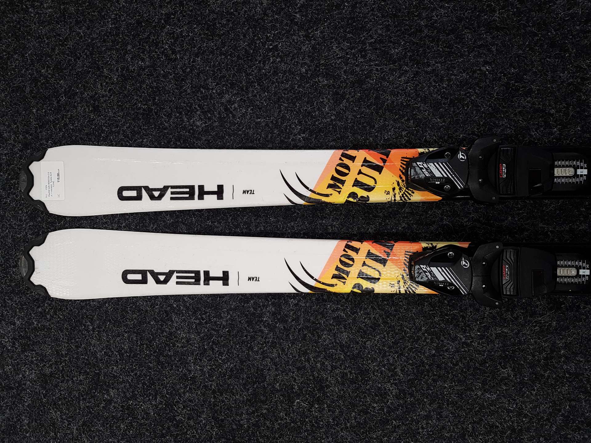 Sci HEAD Era 2.0 Jr. usati + attacchi Tyrolia SLR 7.5 AC