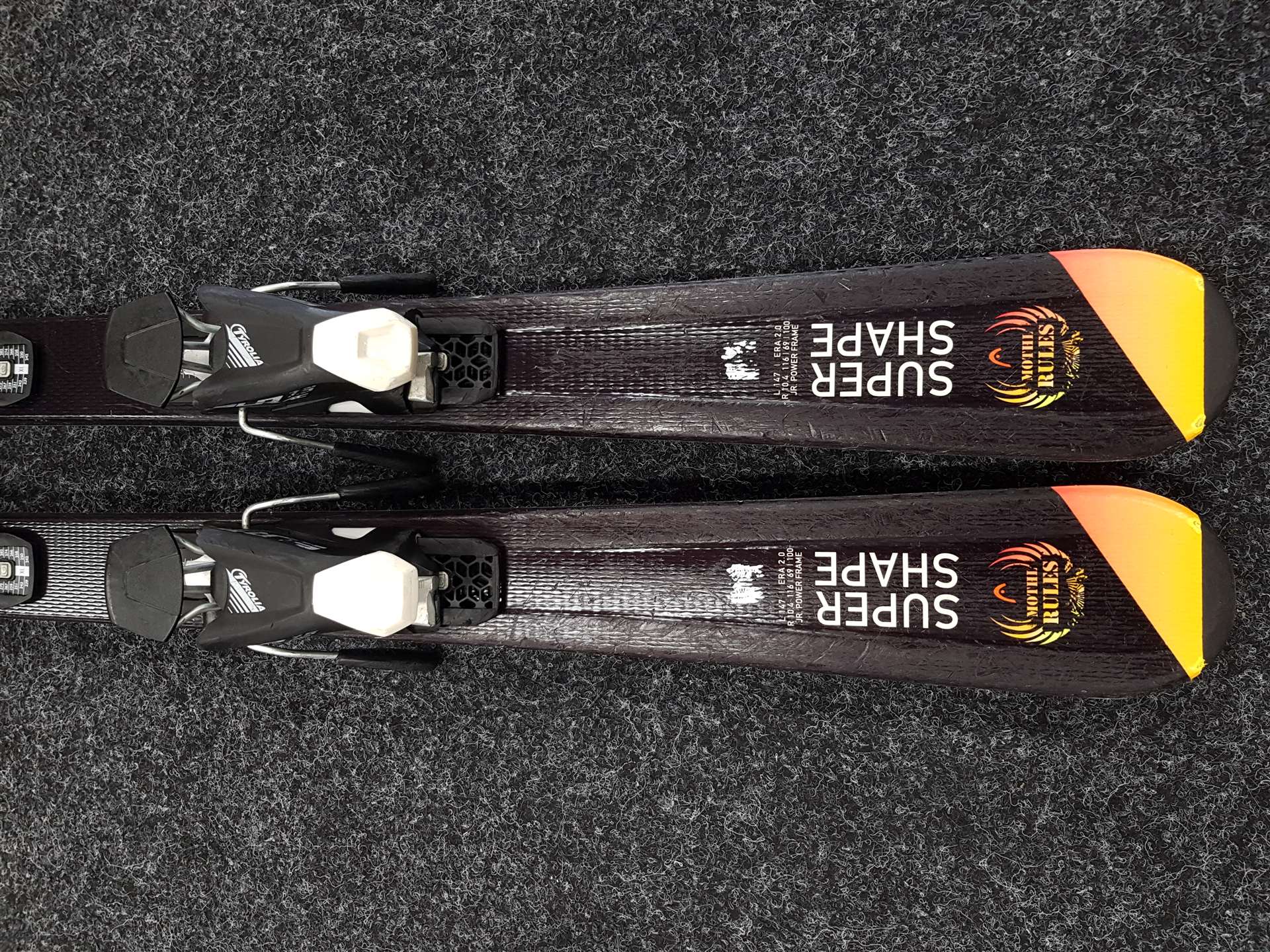 Sci HEAD Era 2.0 Jr. usati + attacchi Tyrolia SLR 7.5 AC