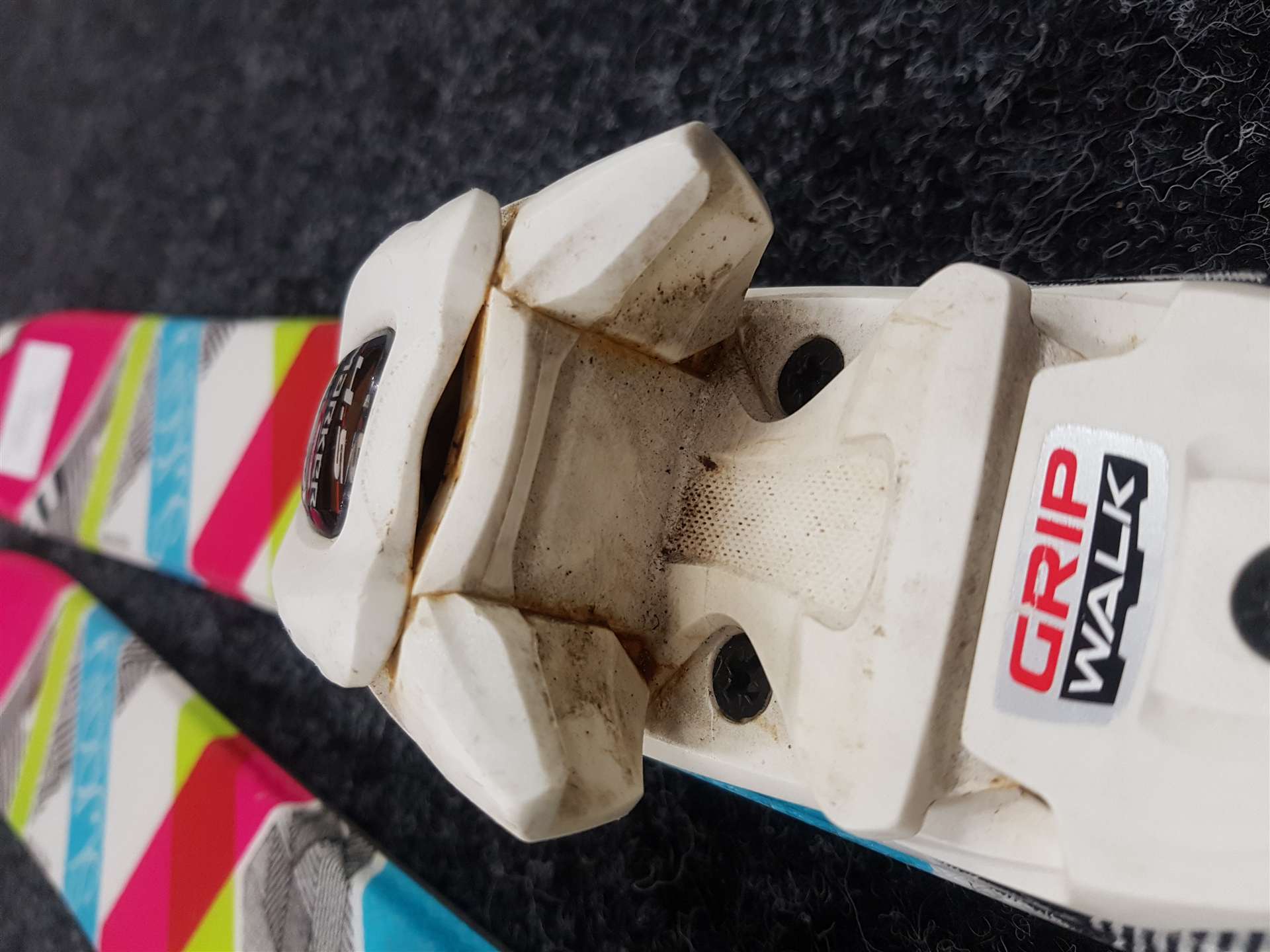 Skis enfant d'occasion TECNOPRO Sweety + fixations Marker 4.5