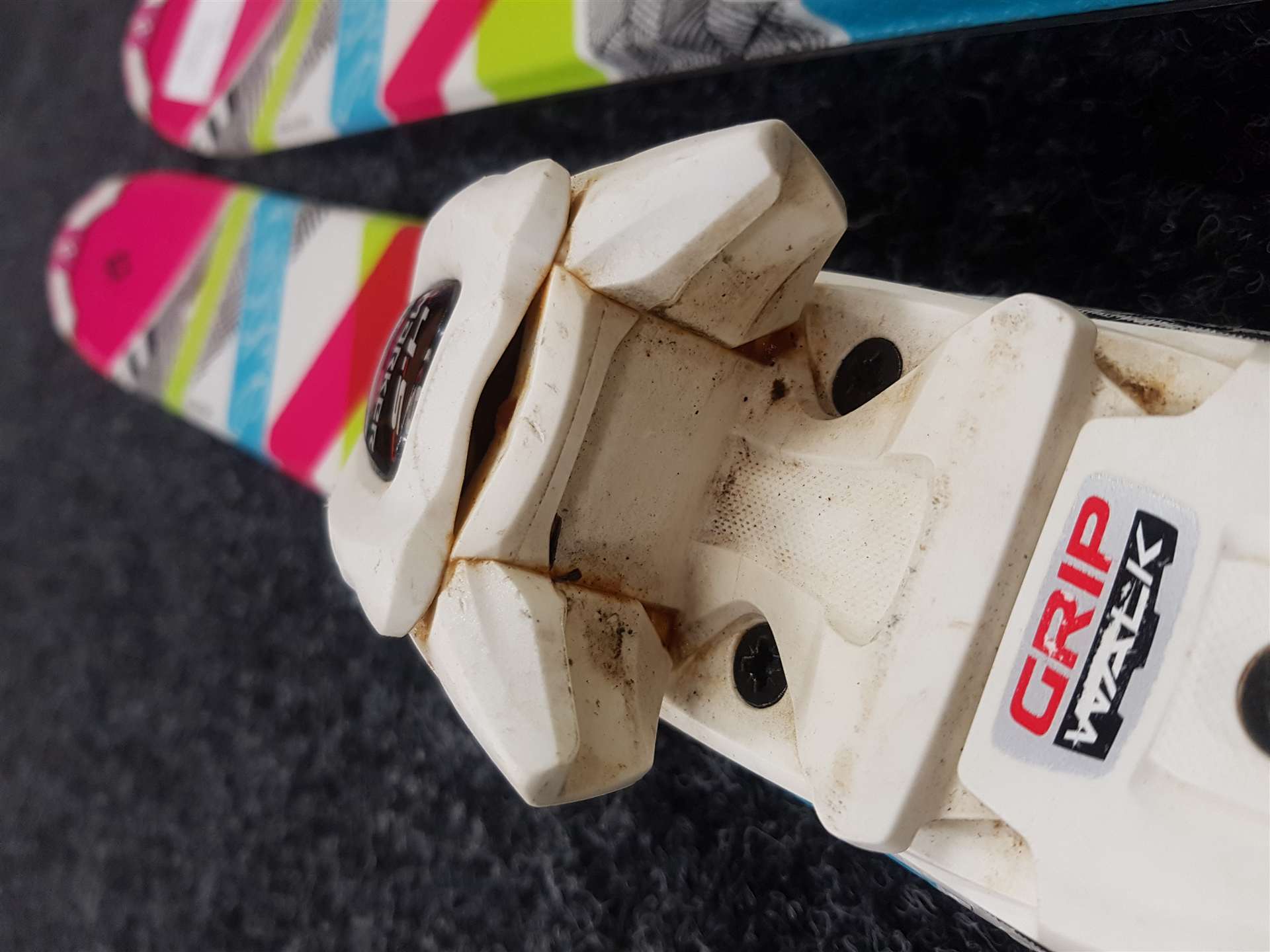 Skis enfant d'occasion TECNOPRO Sweety + fixations Marker 4.5