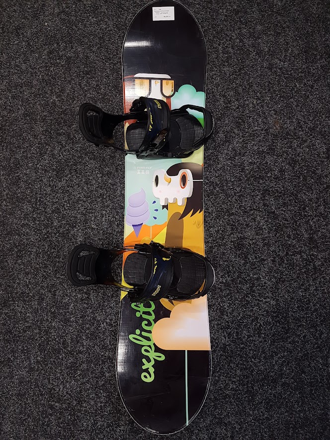 Bazaar Snowboard Firefly Explicit + Bindung Stunt Crazy Creek Größe S