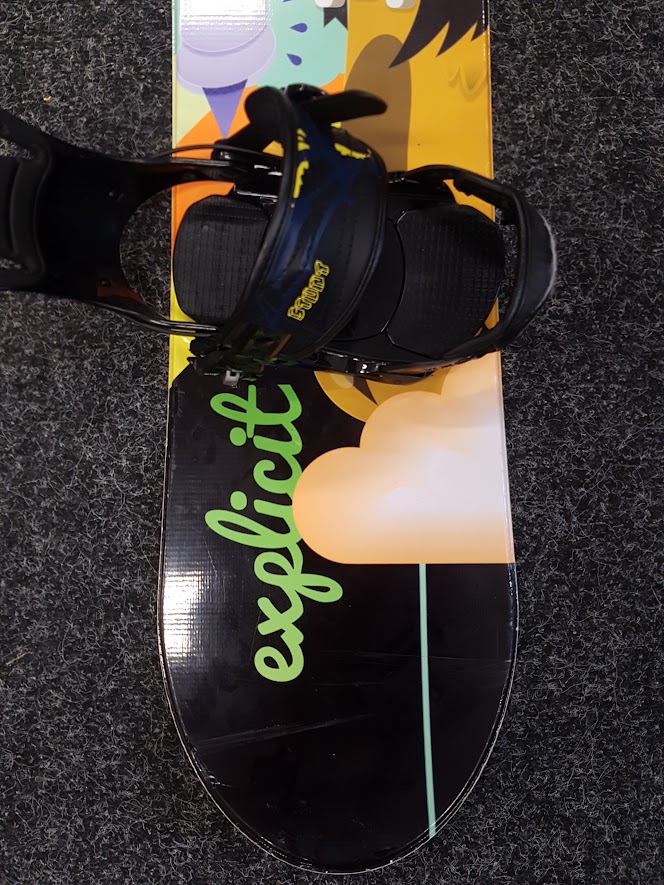 Bazaar Snowboard Firefly Explicit + Bindung Stunt Crazy Creek Größe S