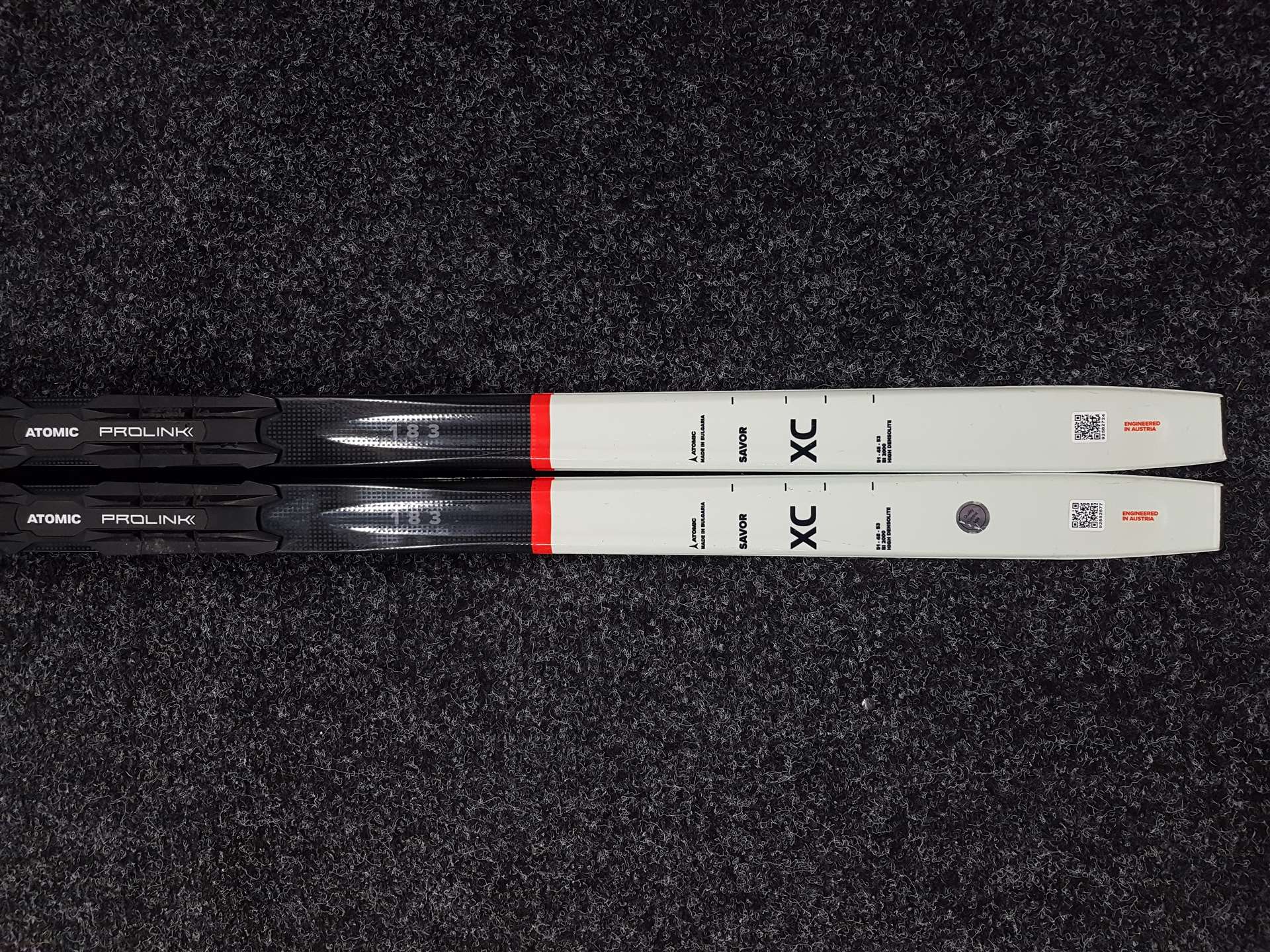 Gebrauchte Atomic Savor XC Langlaufski + NNN Atomic Prolink Bindungen
