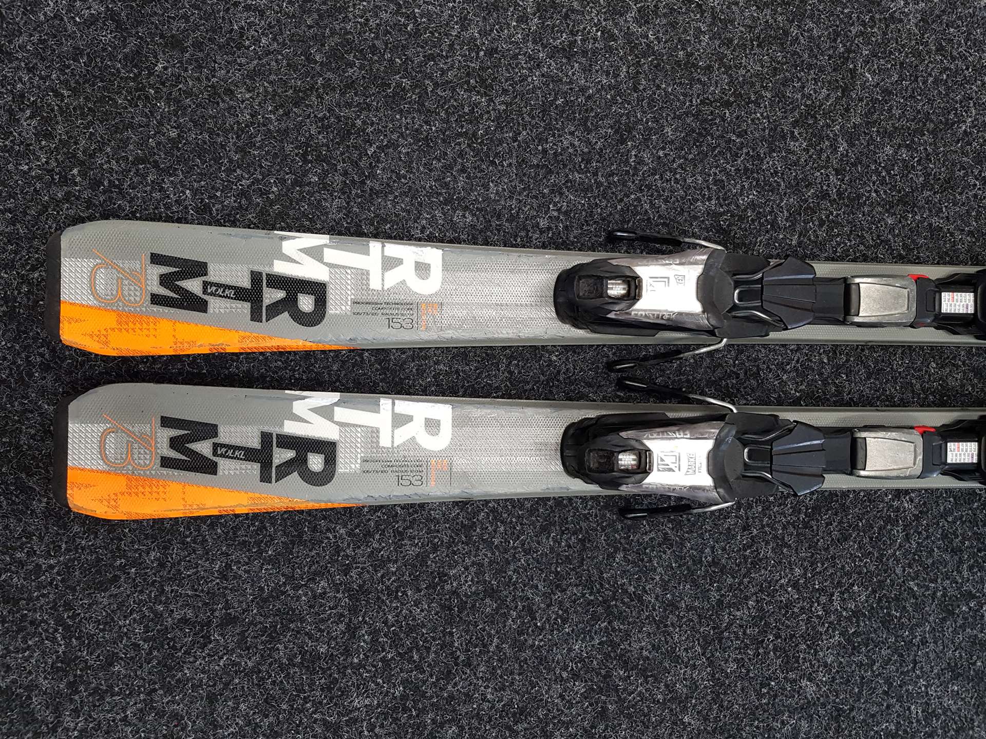 Sci VOLKL RTM 73 usati + attacchi Marker Fastrek 10