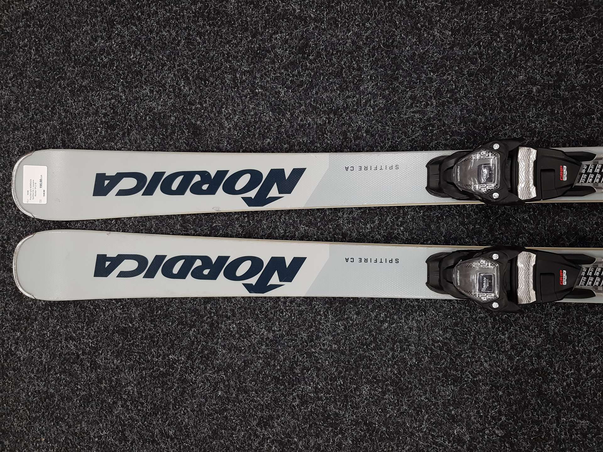 Gebrauchte Ski NORDICA Spitfire CA + Bindungen Marker TP 2 10